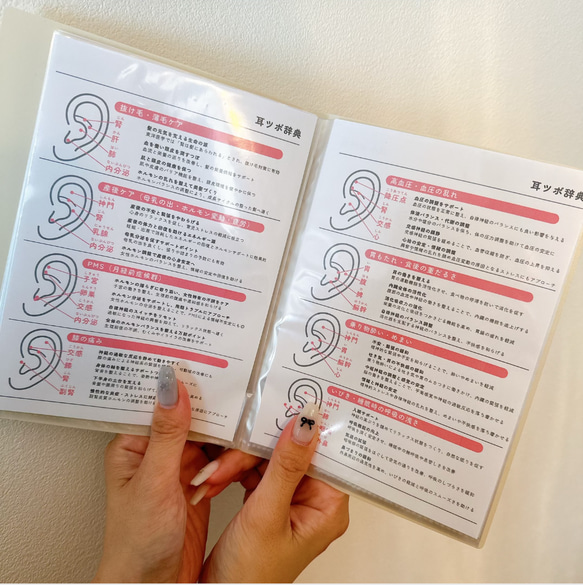 耳ツボジュエリー | 耳ツボ辞典 | 112通り＋αの症状 | B6サイズ