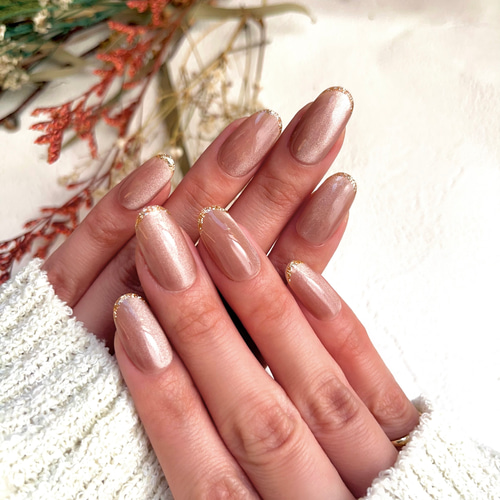 マグネットネイル ゴールドライン ネイルチップ（つけ爪） nail shop