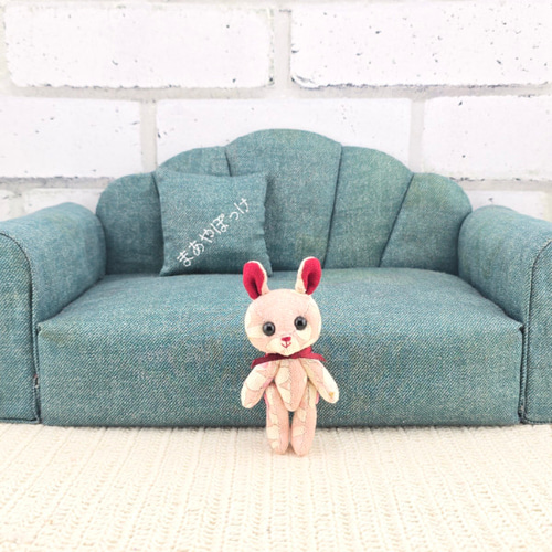 いつも一緒！ポケットにも入る癒やしのぬいぐるみ 和柄うさぎちゃん