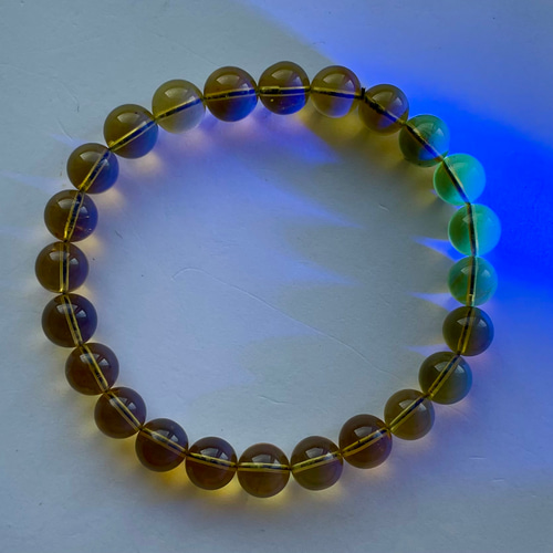 送料無料】 天然石 ブルーアンバー アンバー 琥珀 ブレスレット