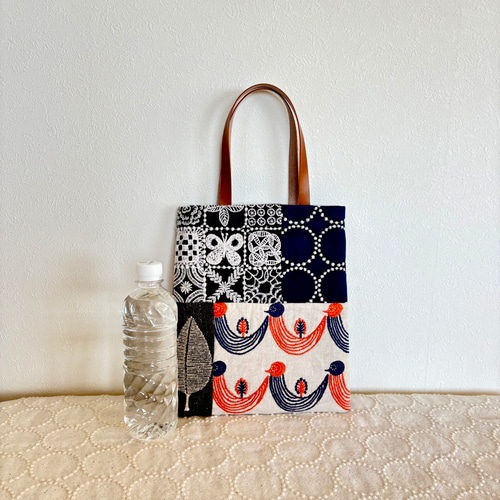 一点物 送料無料 ミナペルホネン ミニトートバッグ ハンドメイド