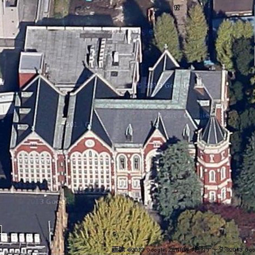 昭和レトロ洋館「慶應義塾大学図書館旧館」 白色模型 立体・オブジェ