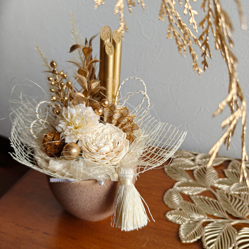 美濃焼のお洒落ミニ門松 正月飾り Creema限定お正月2026 お正月