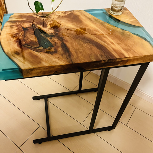 レジンテーブル ソファテーブル サイドテーブル コーヒーテーブル