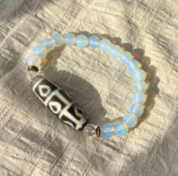 開光 仏心九眼天珠 ブレスレット dzi ＊ ΚΑйON ＊ 通販 19031076