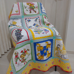 動物柄レトロキルト マルチカバー ベビーキルト その他インテリア雑貨