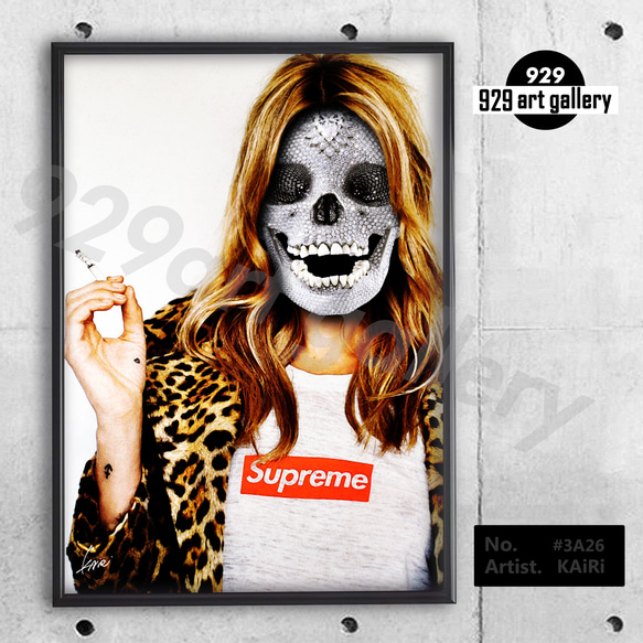 SUPREME type☆オマージュアートインテリアポスター＃326☆ボックス