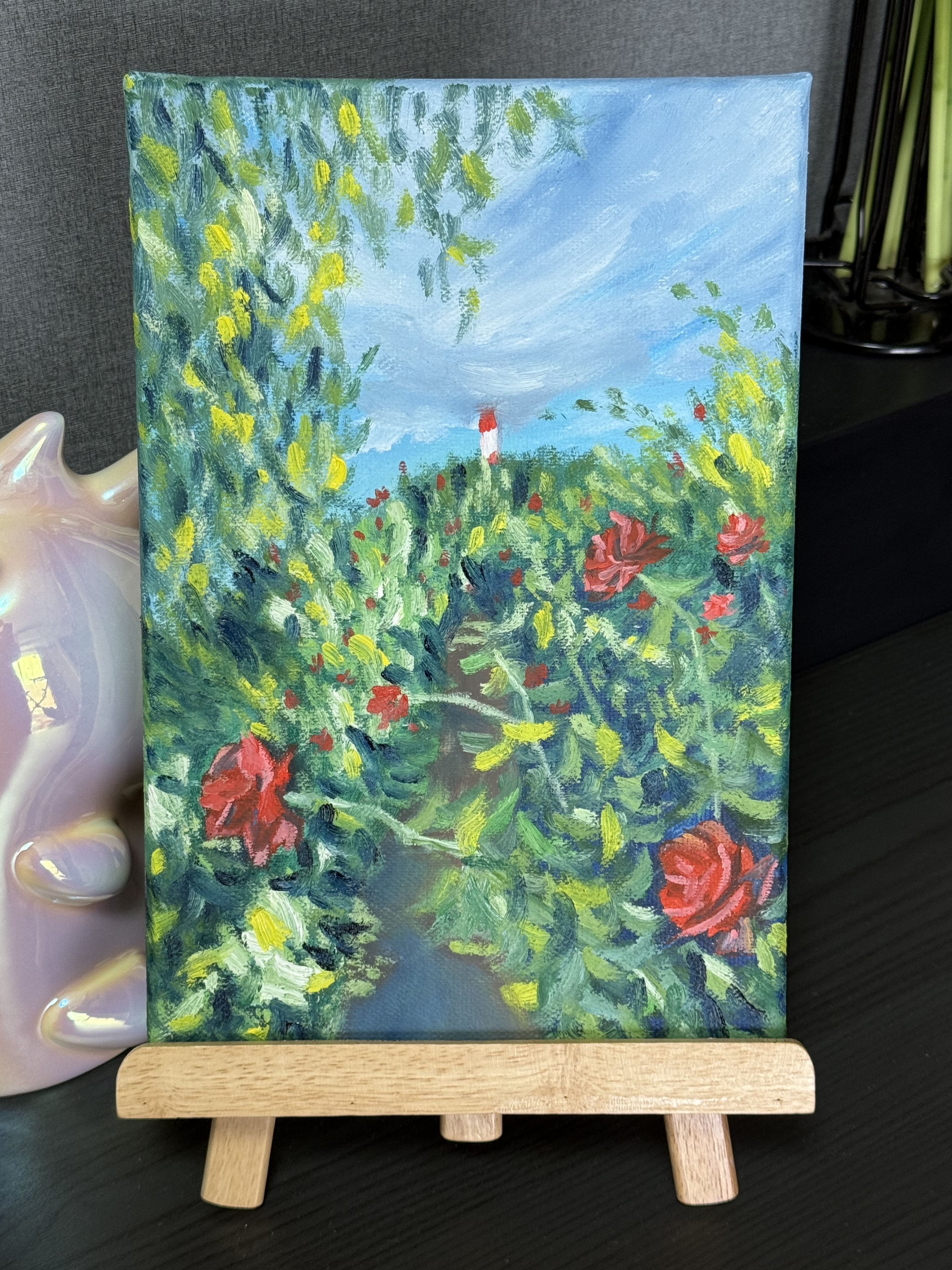 印象派風 自然風景 油彩画27✖️24 印象派風 自然風景 油彩画27✖️24