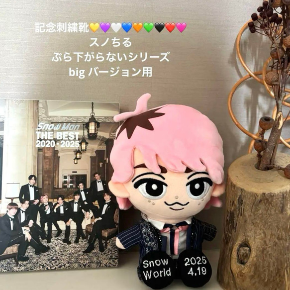 刺繍ぬい靴 単品 すのチル チルぬい BIG SnowMan アイドル 服