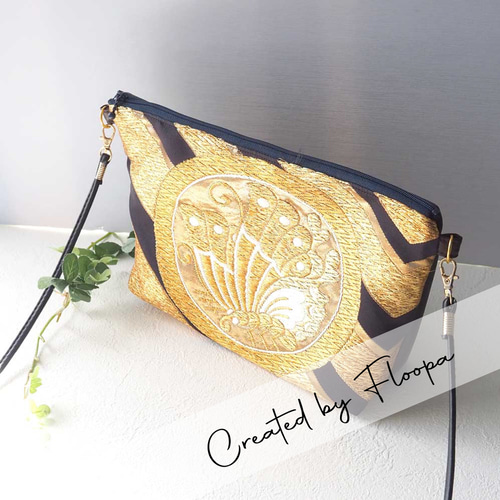 西陣織】金糸刺繍が美しいクラッチバッグ｜豪華な和柄×モダンデザイン