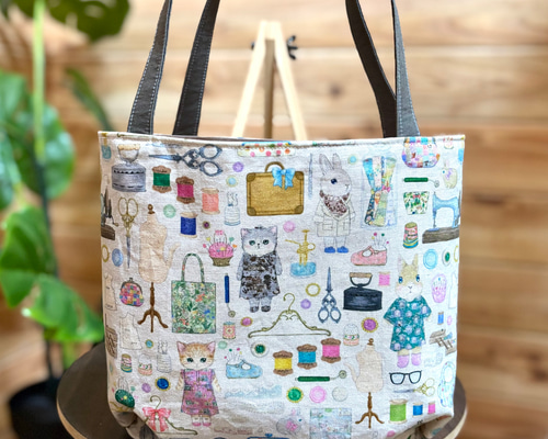 りりー様オーダー品 ユキエモン トートバッグ ハンドメイド りりー様