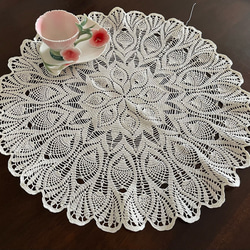 ハンドメイド レース編みドイリーNo.8 その他インテリア雑貨 Kazoo