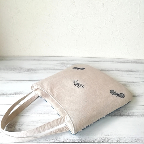 SALE ☆ミナペルホネンforest tile, chouchoのミニバッグ/light beige