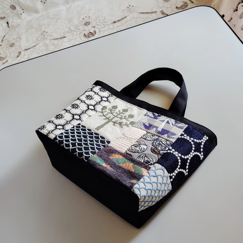 M✰ミナペルホネンのトートバッグ♡愛しのパッチワーク-170 トート
