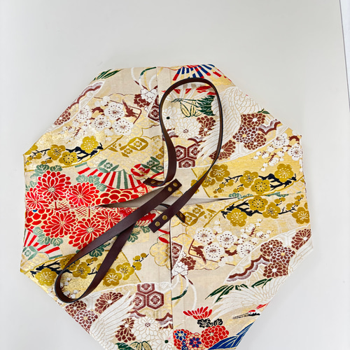 帯リメイクバッグ あずま袋、風呂敷袋、エコバッグ、ショッピング