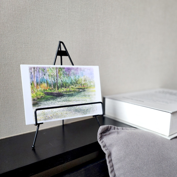 水彩画ポストカード「軽井沢の路1」 ポストカード アトリエZenkichi