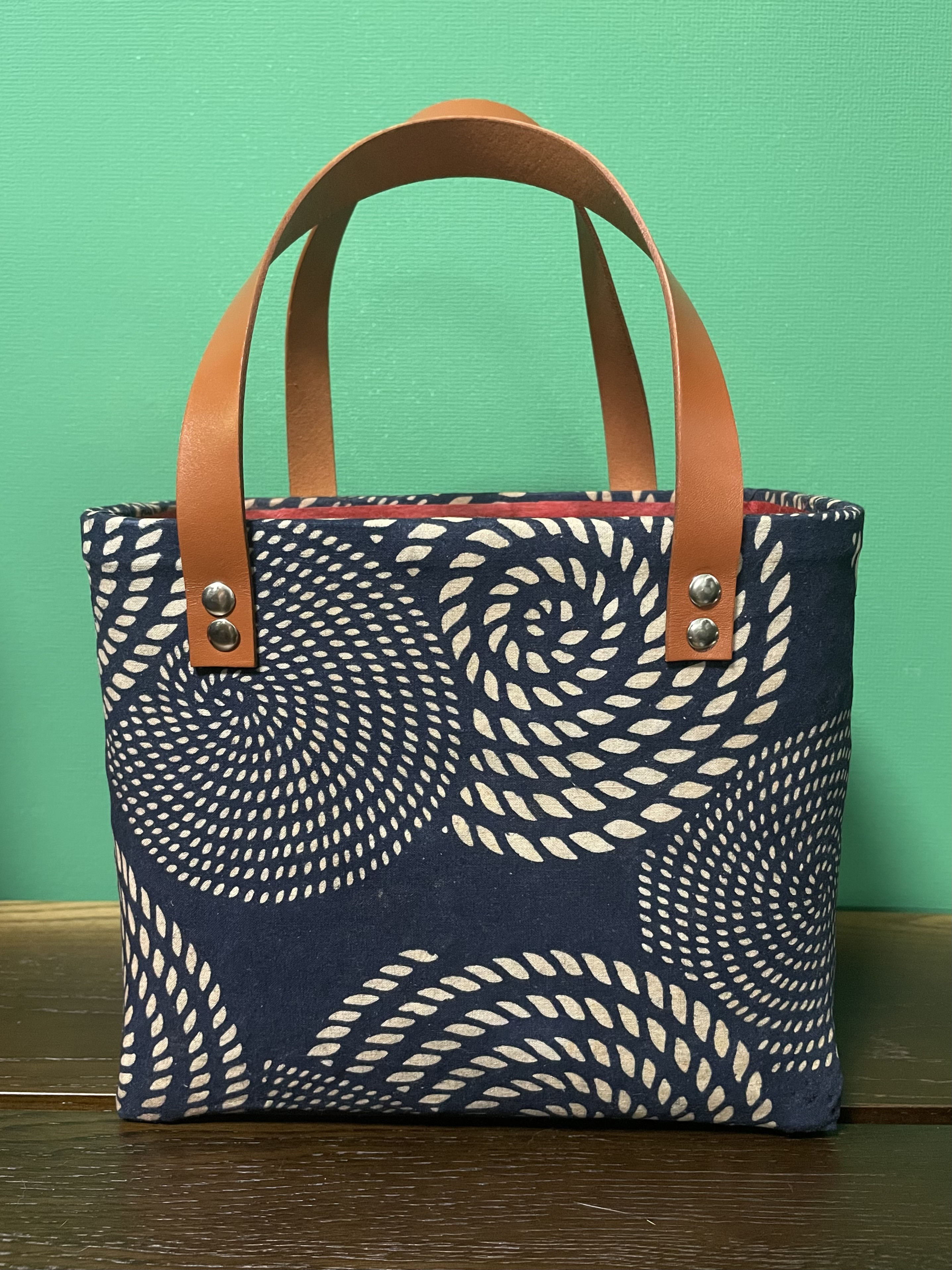 一閑張りバッグ　モダン