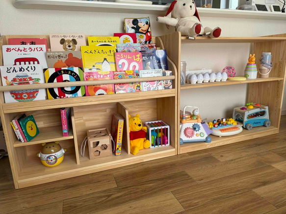 りんご様 絵本棚、おもちゃ棚セット 本棚・絵本棚・マガジンラック Kei