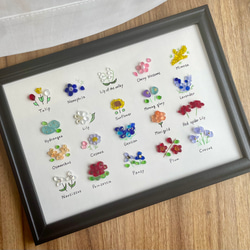 シーグラスアート☆No156 図鑑 ギフト プレゼント 水族館 ヒーリング