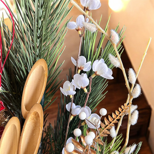 光触媒 人工観葉植物 ウォールグリーン フェイクグリーン 正月 門松