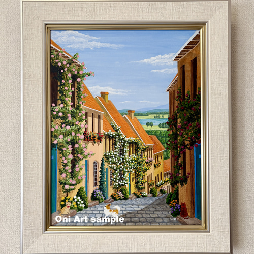 カミーユ • イレール リトルグラフ 花 フラワー 水彩画 絵画 額縁 額装