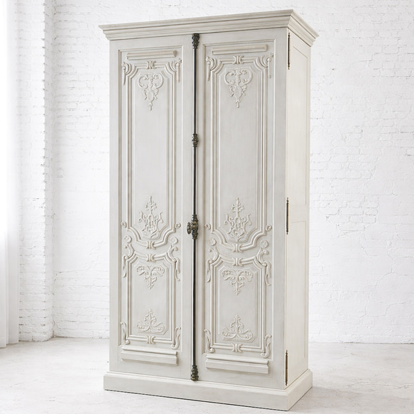 フランスアンティーク調クローゼット ワードローブ 洋服タンス