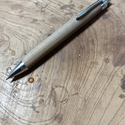 木軸シャーペン 0.5㎜神代桜&神代セン蜜蝋クリーム仕上げ ペン・筆記