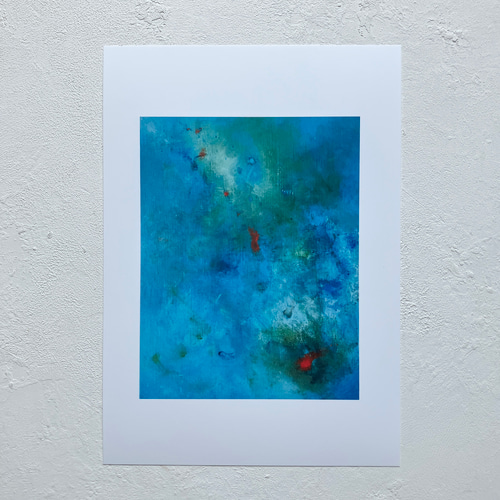 アートフレーム A4 or A3 orスクエア 額装サービス / 額縁 油絵 抽象画