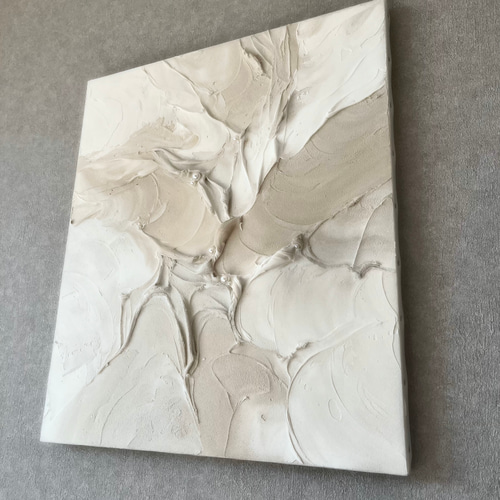 現代アート 2枚セット 53×45.5㎝ テクスチャーアート 大きめ モダン