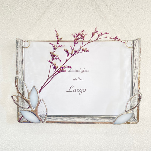 ステンドグラス＊ポストカードフレーム（壁かけタイプ） フォト