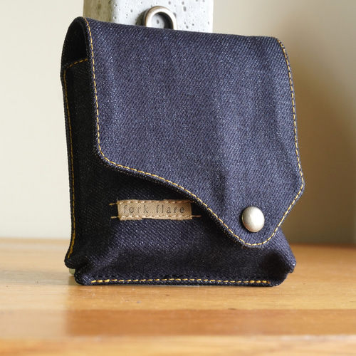 タバコケース type2 岡山産デニム 真田紐 シガレットケース アイコス