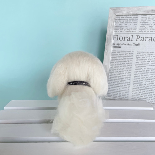 マルチーズの羊毛フェルト 犬 羊毛フェルト chai♡hima 通販 8505999