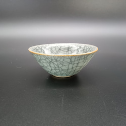 青瓷盃 圓田拓男作 美術年鑑掲載作家 共箱 青瓷 青磁 盃 ぐい呑 ぐい呑