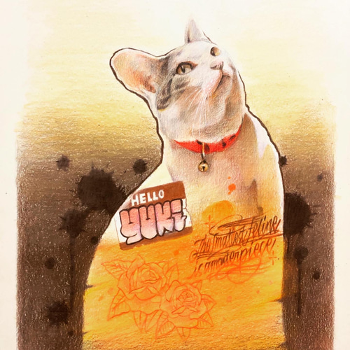 色鉛筆画 似顔絵a4サイズ10000円〜 イラスト LIL'SAKI 通販 8965443