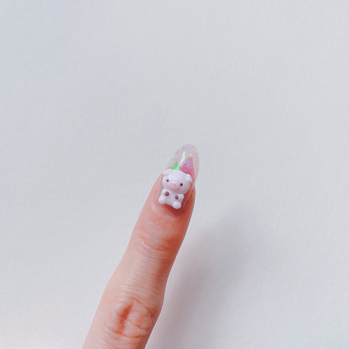 選べる/ぶたさん3Dネイルパーツ/デコパーツ ネイルチップ（つけ爪