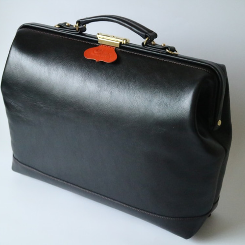 ビジネスバッグ‼受注生産・本革ドクターバッグ・ブラックLサイズ