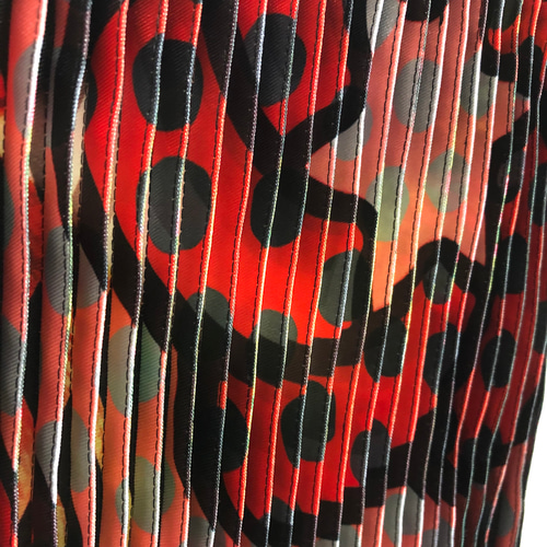 見る角度で絵が変わる！3面プリーツタペストリー壁掛け タペストリー