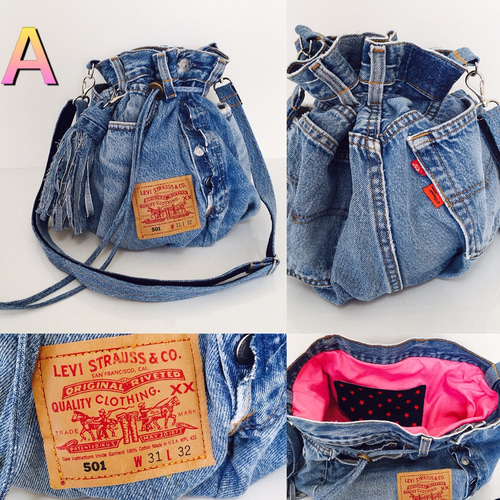 リーバイス501デニム巾着 ショルダーバッグ Concept store 通販