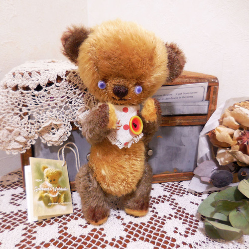 テディベア＜変わりポンチ目のコ＞ ぬいぐるみ Bearbunch（ぶんちべあ