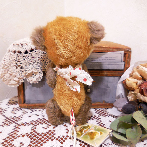 テディベア＜変わりポンチ目のコ＞ ぬいぐるみ Bearbunch（ぶんちべあ