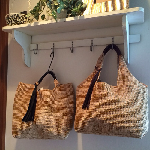 カラータイプオーダー／ラフィアの様なバッグヘレンカミンスキー風