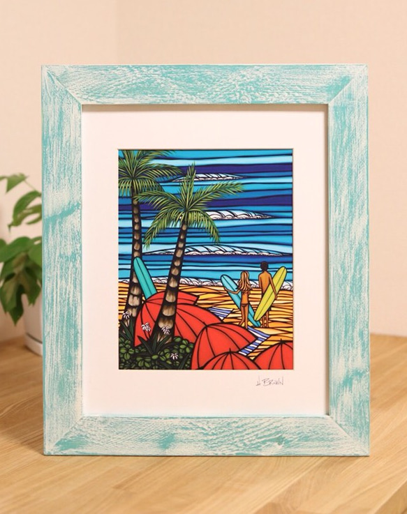 ヘザーブラウン♪アートプリント用フレーム♪サイズオーダー可