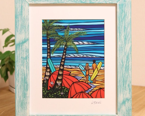 ヘザーブラウン♪アートプリント用フレーム♪サイズオーダー可