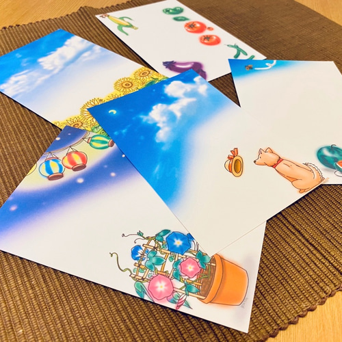ポストカード5枚セット】夏の思い出ポストカードセット ポストカード