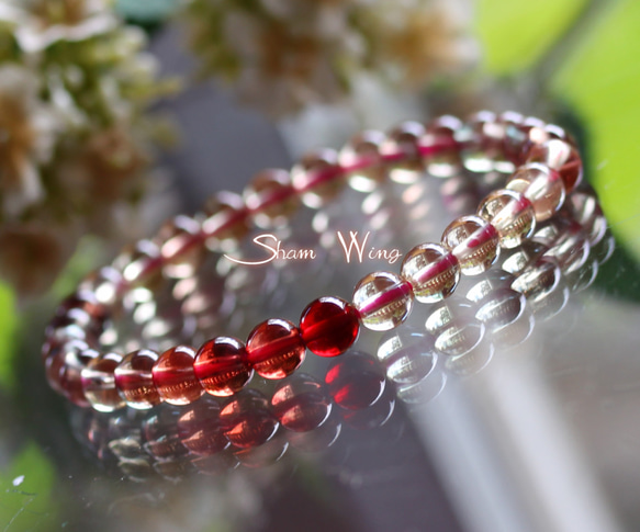 天然石✿宝石質カラーチェンジアンデシンブレスレット約6.3mm前後