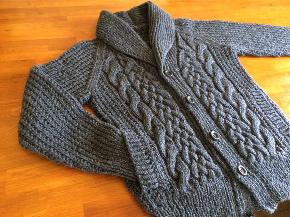 ショールカラージャケット《受注製作です》 ニット・セーター Ito