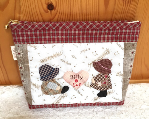 スーちゃんのポーチ(ビリー♡)パッチワーク ポーチ YUKI 通販 3005008