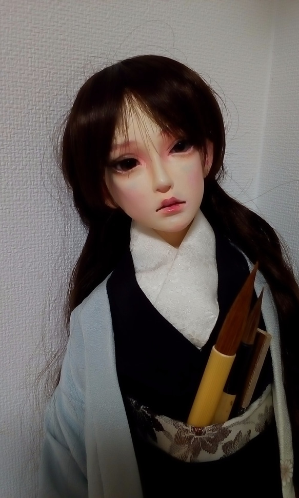 創作人形 球体関節人形『花を描く』 その他人形 びじゅつすき 通販