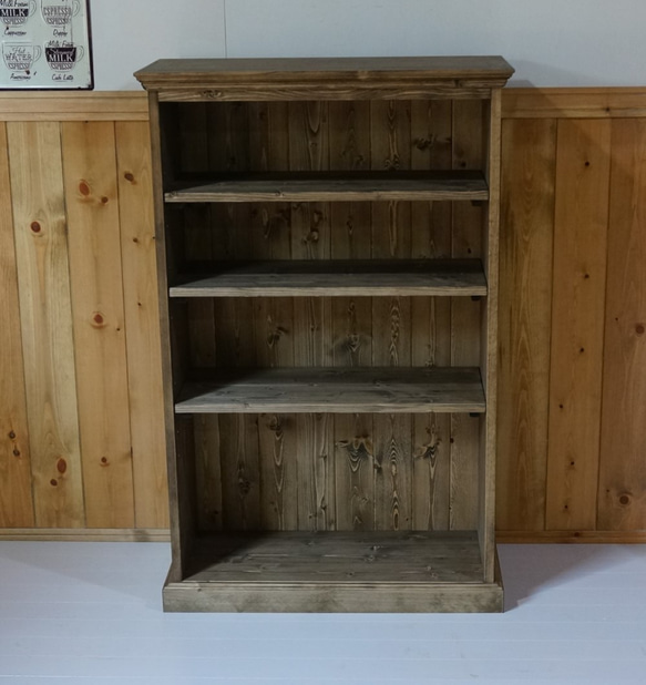 アンティーク本棚 サイズオーダー可 ハンドメイド家具 英国スタイル