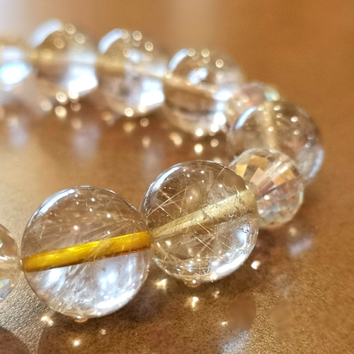 エンジェルヘア ルチルクォーツ ブレスレット （天使の癒し